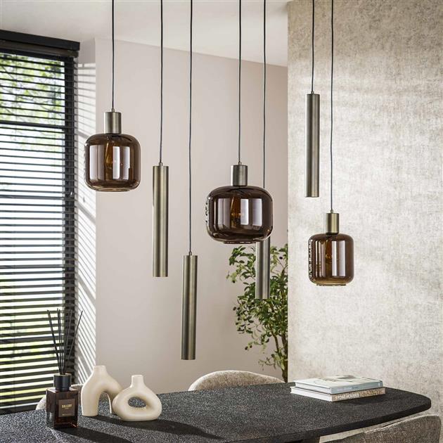 Hanglamp Bronza | Glas Bruin