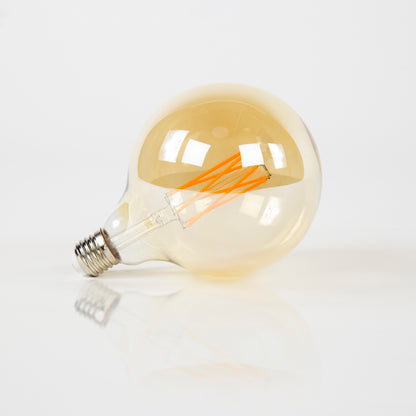 Lichtbron LED Filament Bol Ø12,5 | Amberkleurig Glas