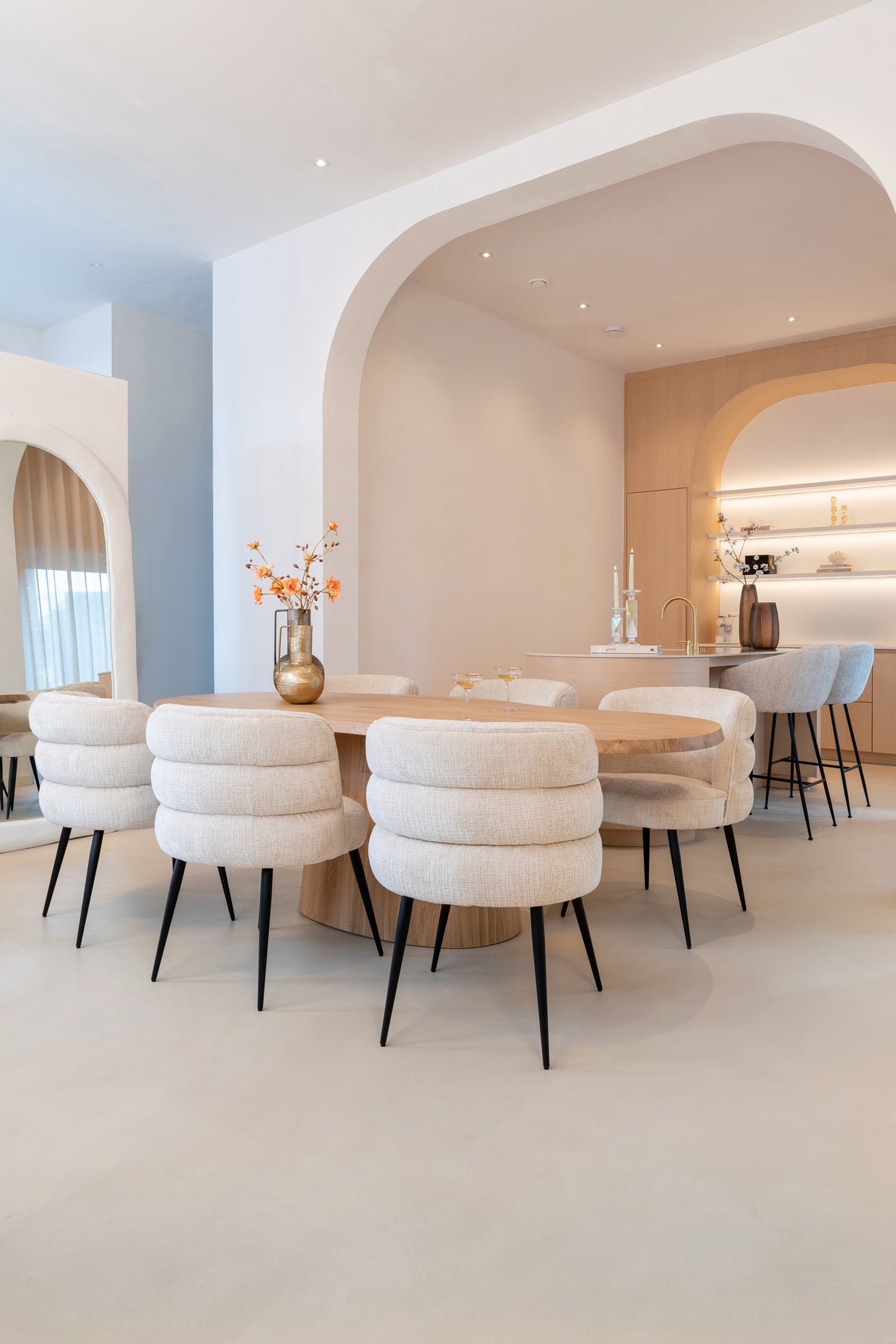 Eettafel Riva naturel eikenhout