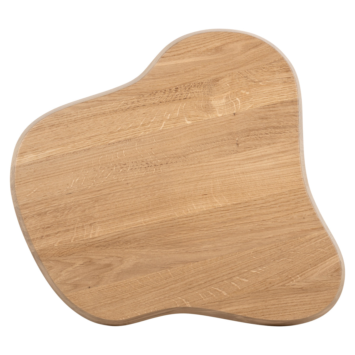 Bijzettafel Riva naturel eikenhout, detail van het materiaal