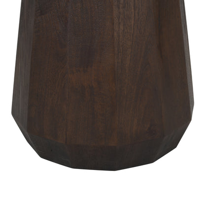 Eettafel Oberoy beige mangohout, detail van het materiaal