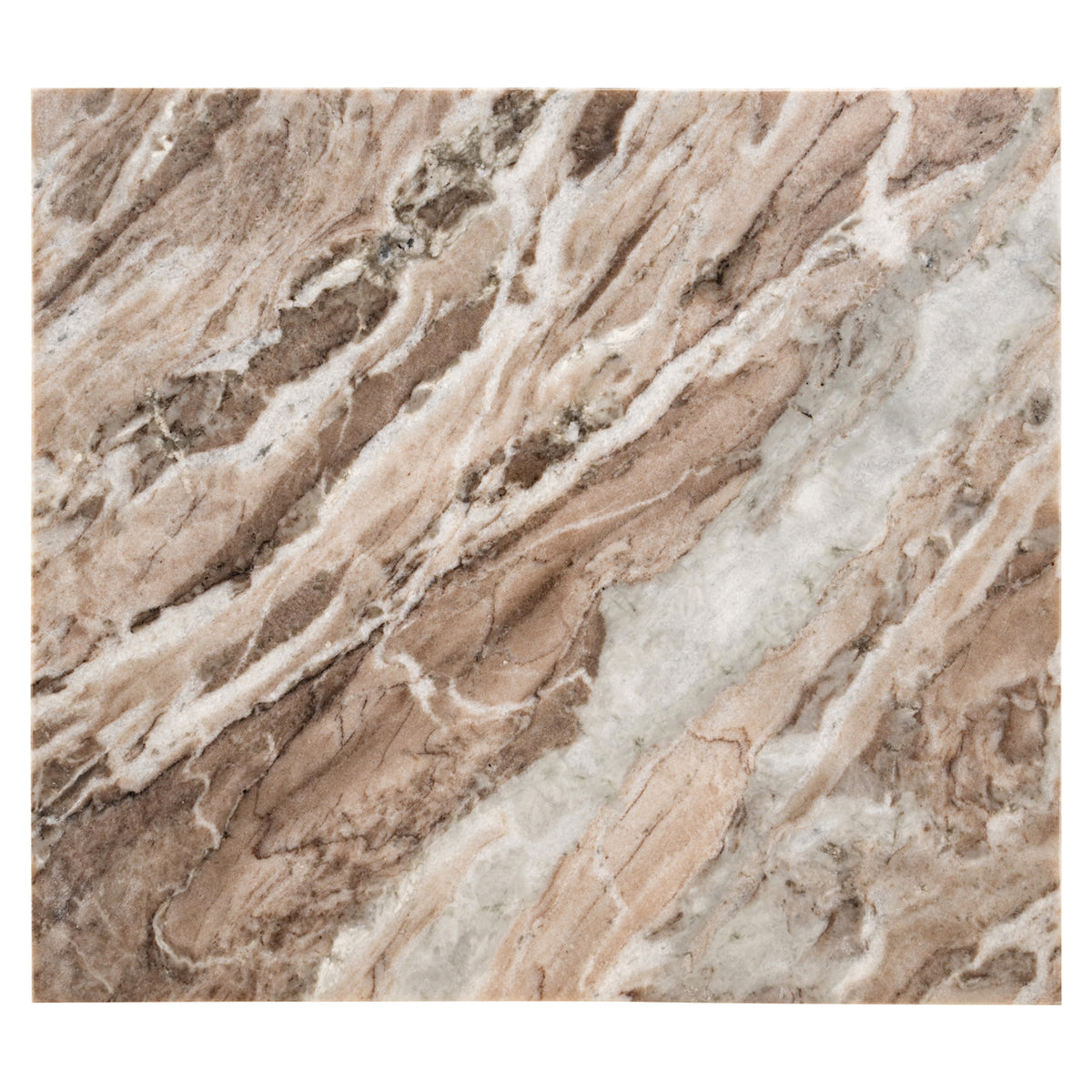 Bijzettafel Fairfax beige ijzer, detail van het materiaal