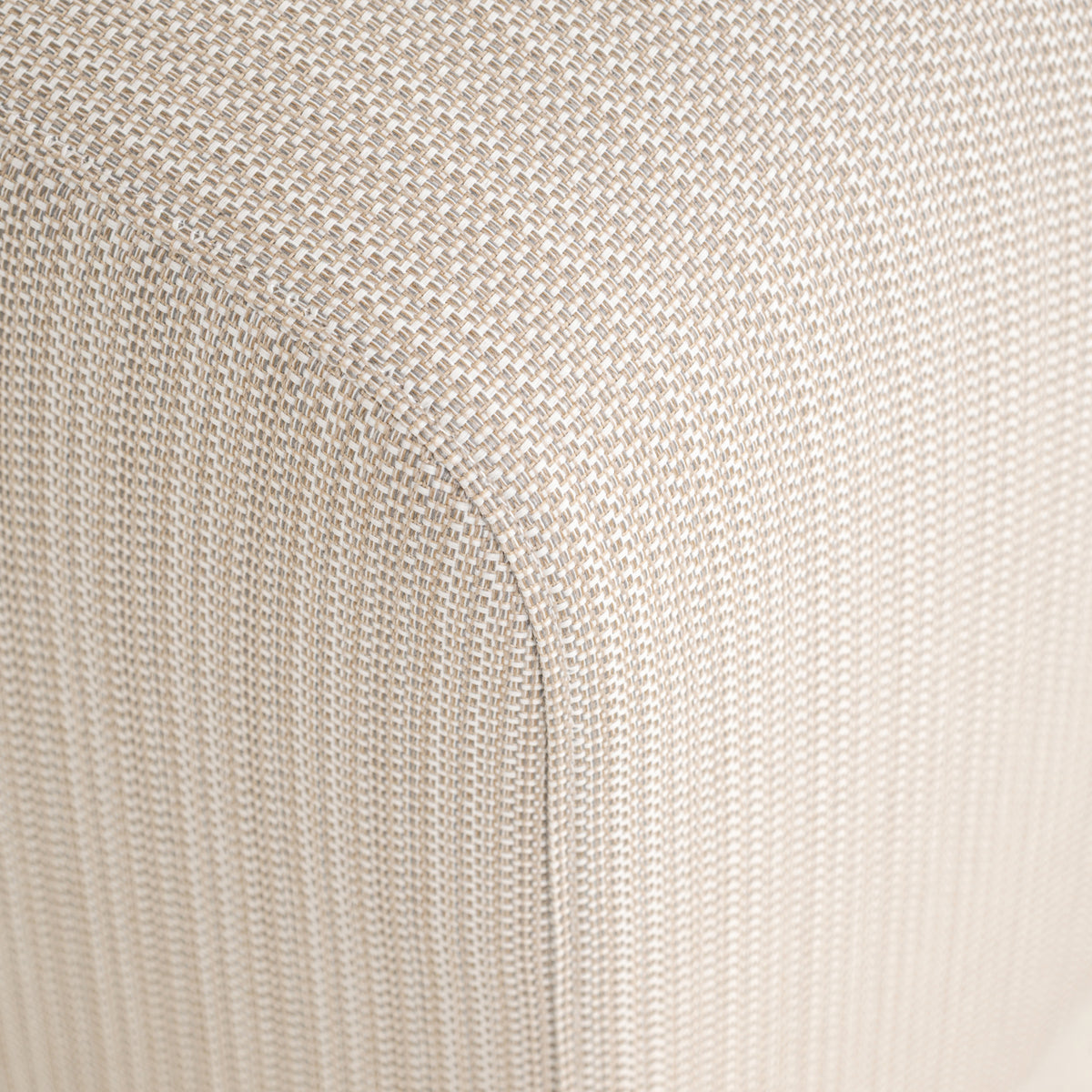 Tuinstoel Riva beige aluminium, detail van het materiaal
