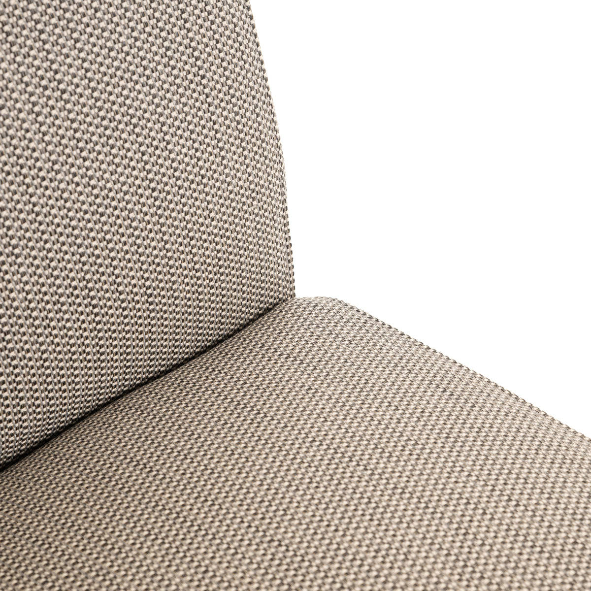 Tuinstoel Riva taupe aluminium, detail van het materiaal