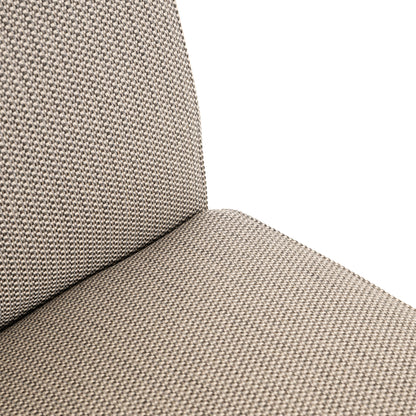 Tuinstoel Riva taupe aluminium, detail van het materiaal