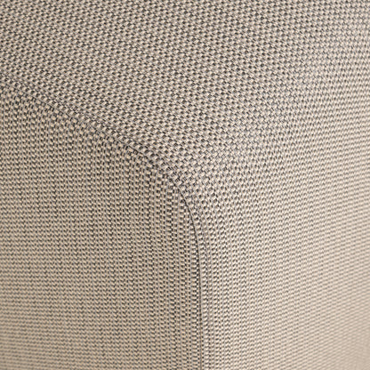 Tuinstoel Riva taupe aluminium, detail van het materiaal