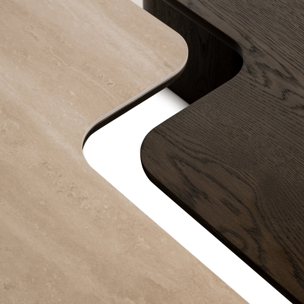 Salontafel Nando bruin eiken fineer