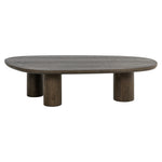 Salontafel Ellington bruin mdf, vooraanzicht op witte achtergrond