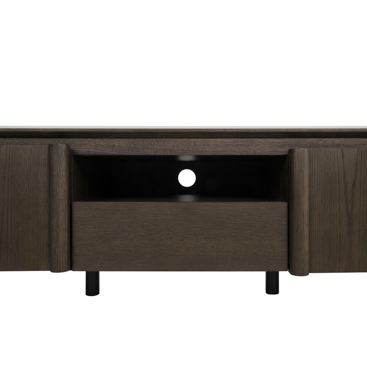 TV-meubel Langford bruin eiken fineer