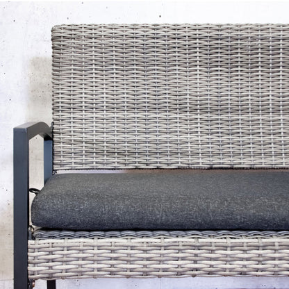 Tuinbank York | Grijs Wicker