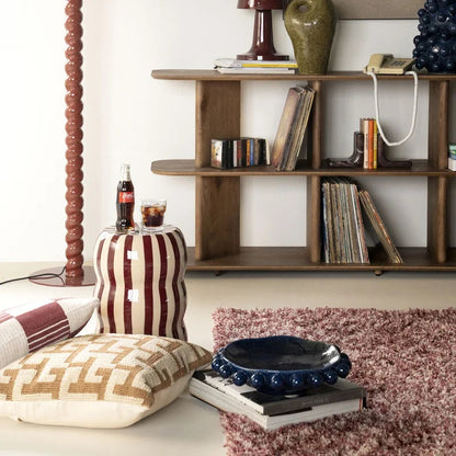 Vloerkleed Mixi | Rood Polyester