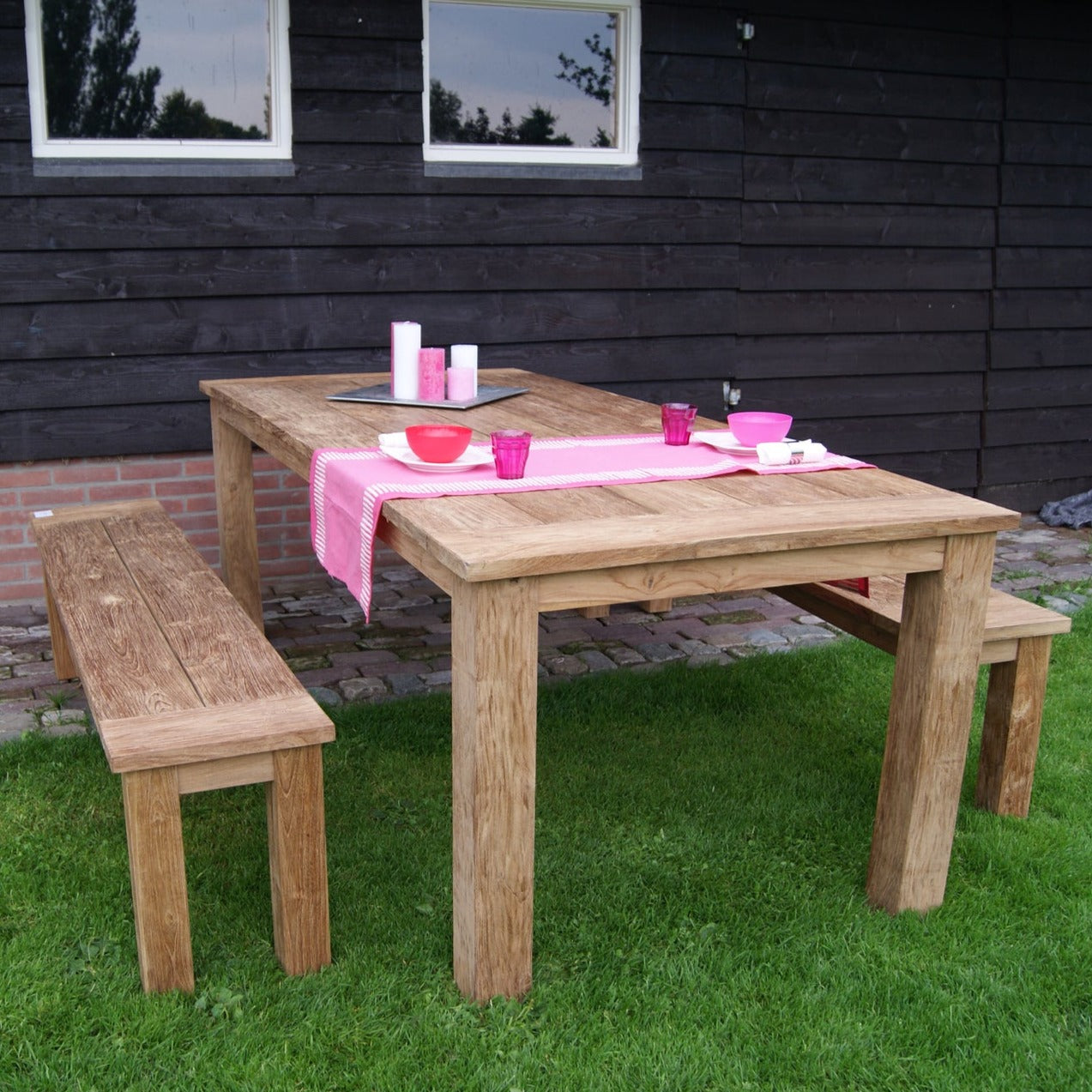 Tuinbank Evoy | Naturel Teakhout