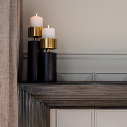 Wandtafel Gizen | Zwart