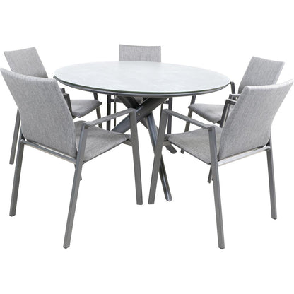 Tuintafel Mojito Rond | Antraciet Aluminium