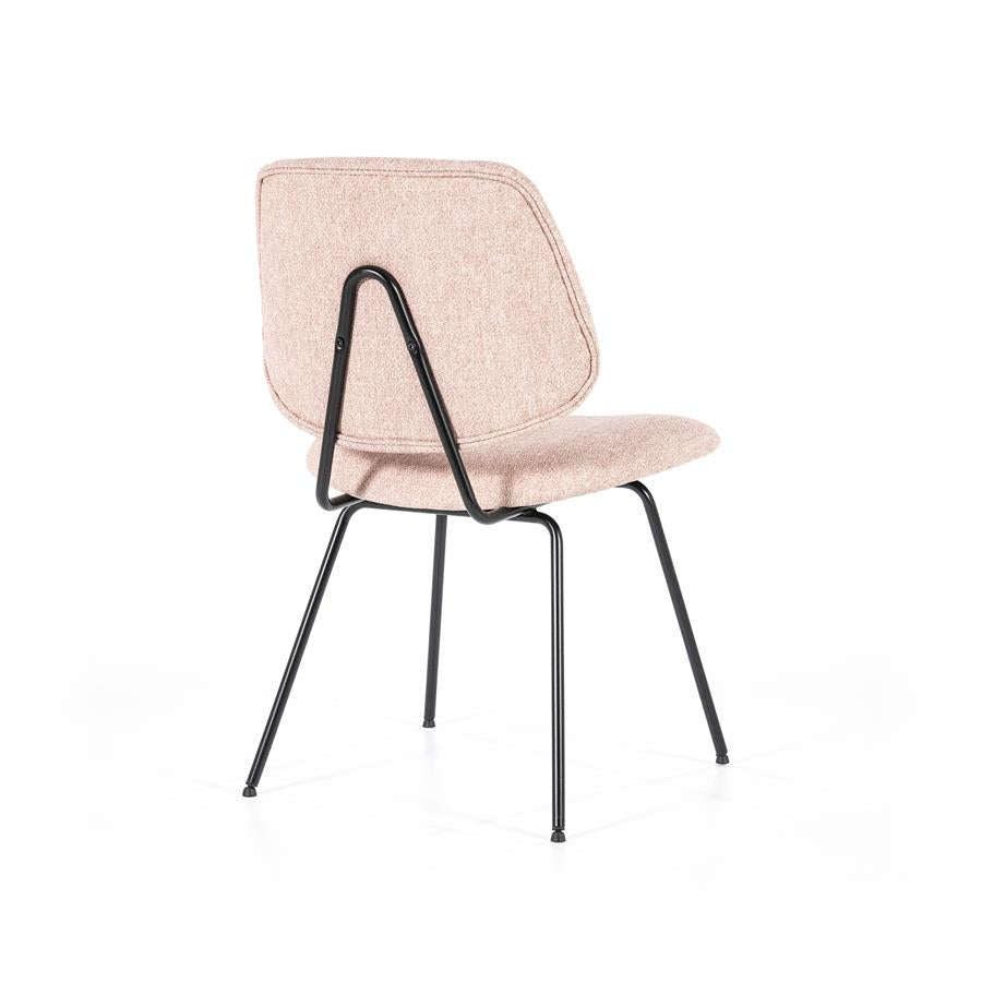 Eetkamerstoel Lynn | Roze Stof