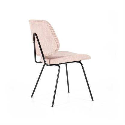 Eetkamerstoel Lynn | Roze Stof