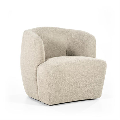 Fauteuil Charlotte | Taupe Stof