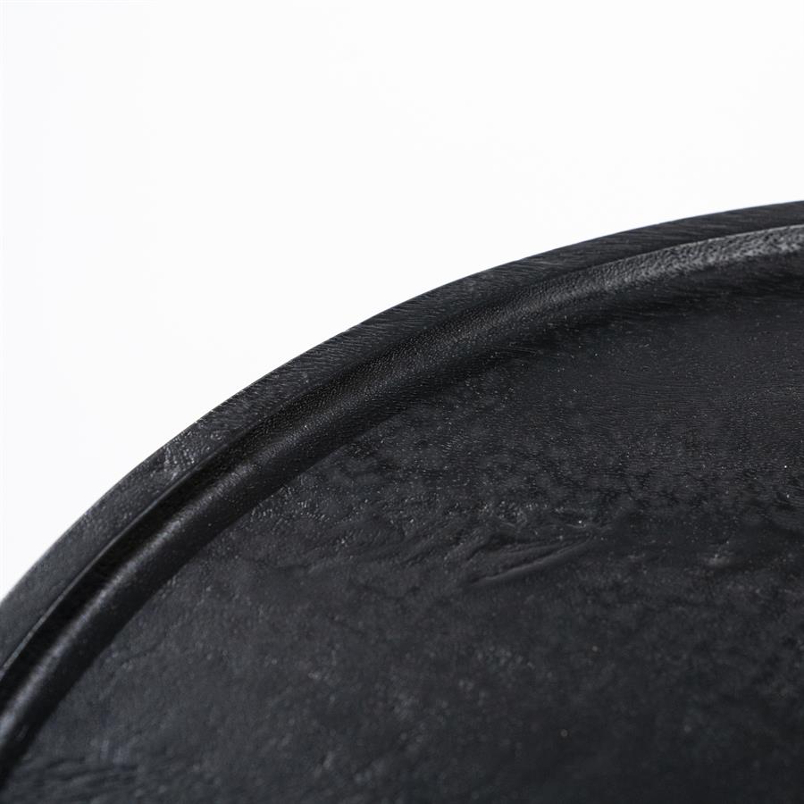 Salontafel Ron | Zwart Mangohout | Rond