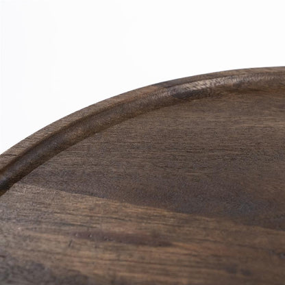 Salontafel Ron | Bruin Mangohout | Rond