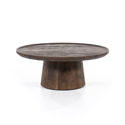 Salontafel Ron | Bruin Mangohout | Rond