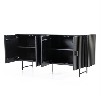 Dressoir Remi | Zwart Mangohout