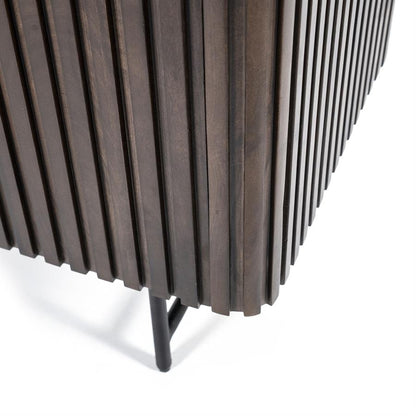 Kast Remi | Bruin Mangohout | Met Deuren — Detail
