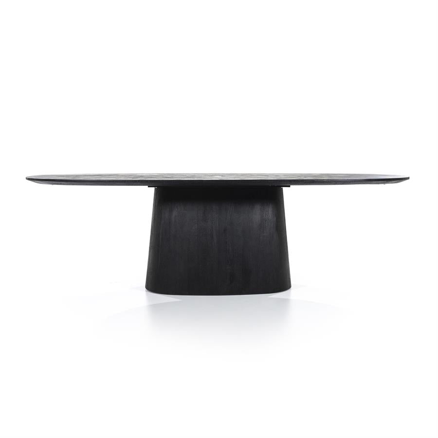 Eettafel Aron | Mangohout | Ovaal