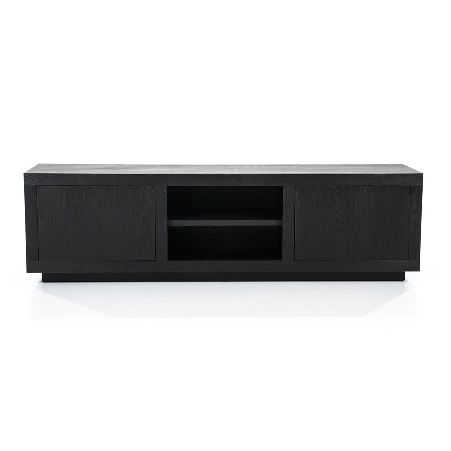 Tv-meubel Helsinki | Zwart Eikenhout