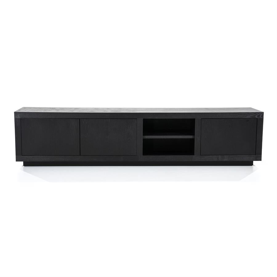 Tv-meubel Helsinki | Zwart Eikenhout