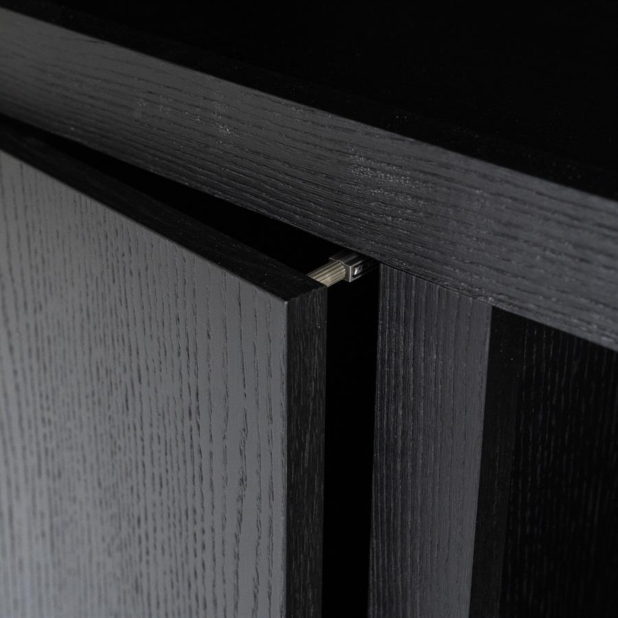 Kast Helsinki | Zwart Eikenhout