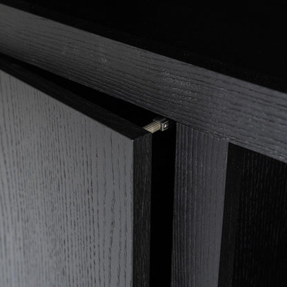 Kast Helsinki | Zwart Eikenhout