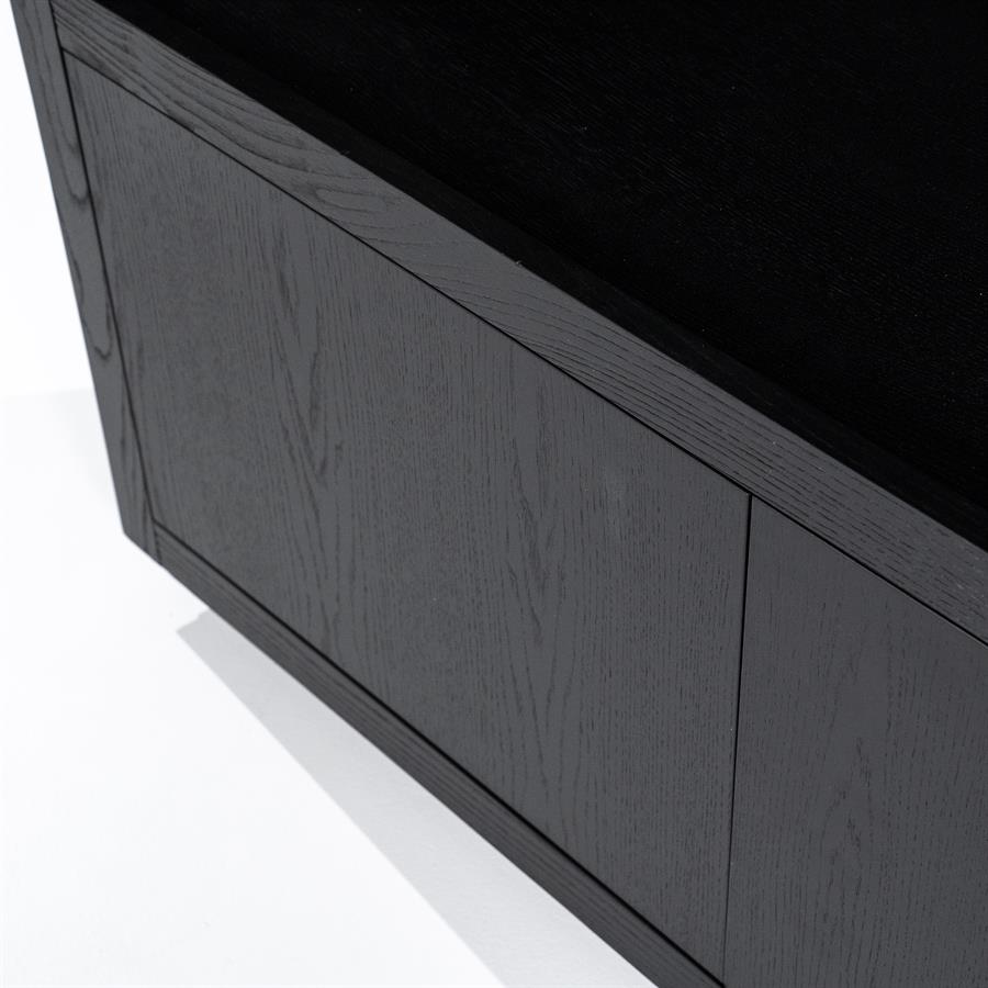 Kast Helsinki | Zwart Eikenhout