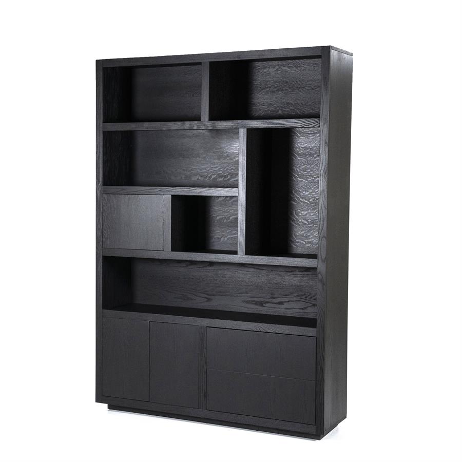 Kast Helsinki | Zwart Eikenhout