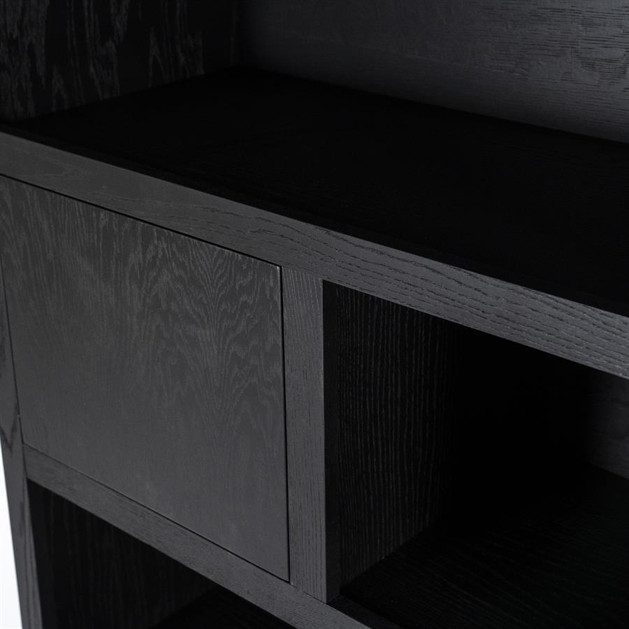Kast Helsinki | Zwart Eikenhout
