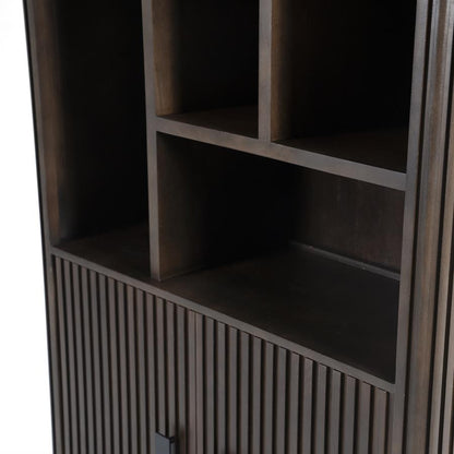 Kast Remi | Bruin Mangohout | 7 Vakken