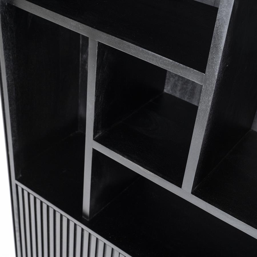 Kast Remi | Zwart Mangohout