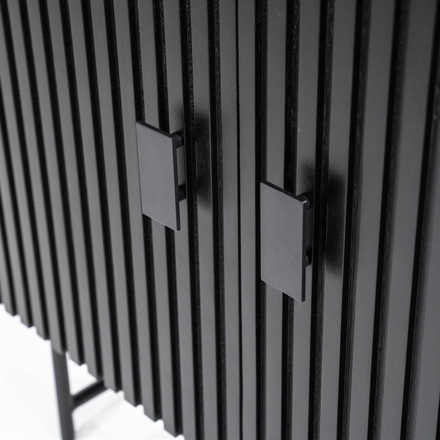 Kast Remi | Zwart Mangohout