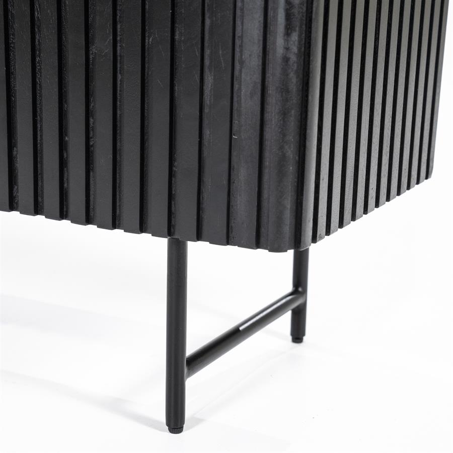 Kast Remi | Zwart Mangohout