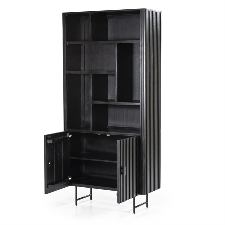 Kast Remi | Zwart Mangohout