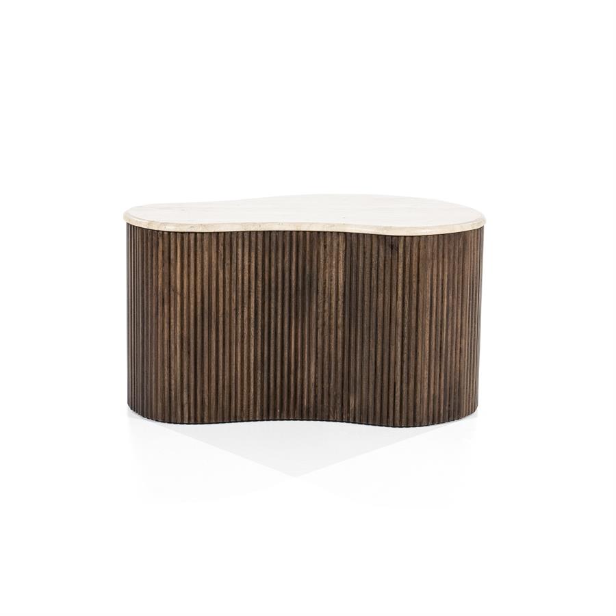 Salontafel Mari | Bruin Travertin
