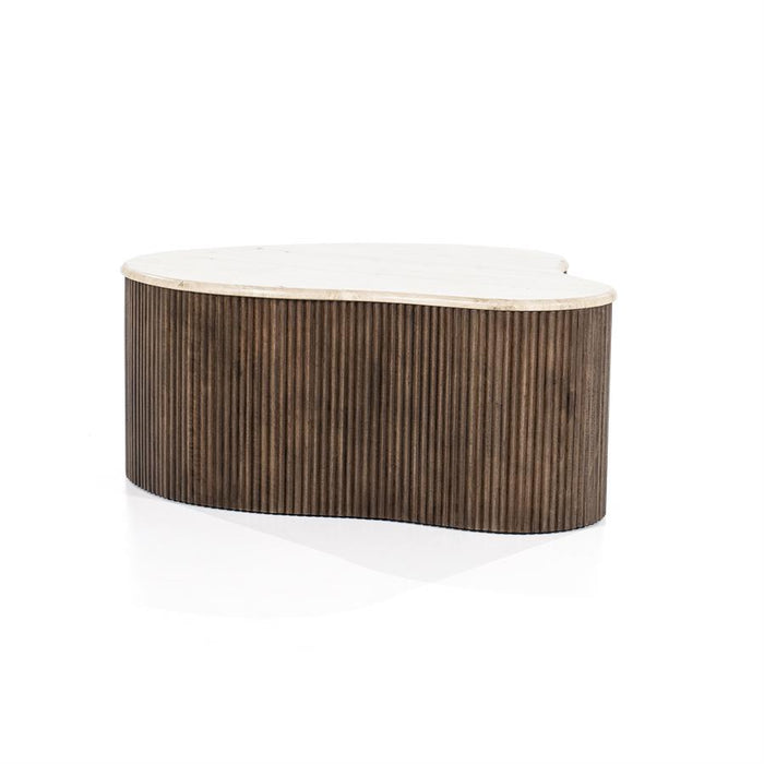 Salontafel Mari | Bruin Travertin | Groot
