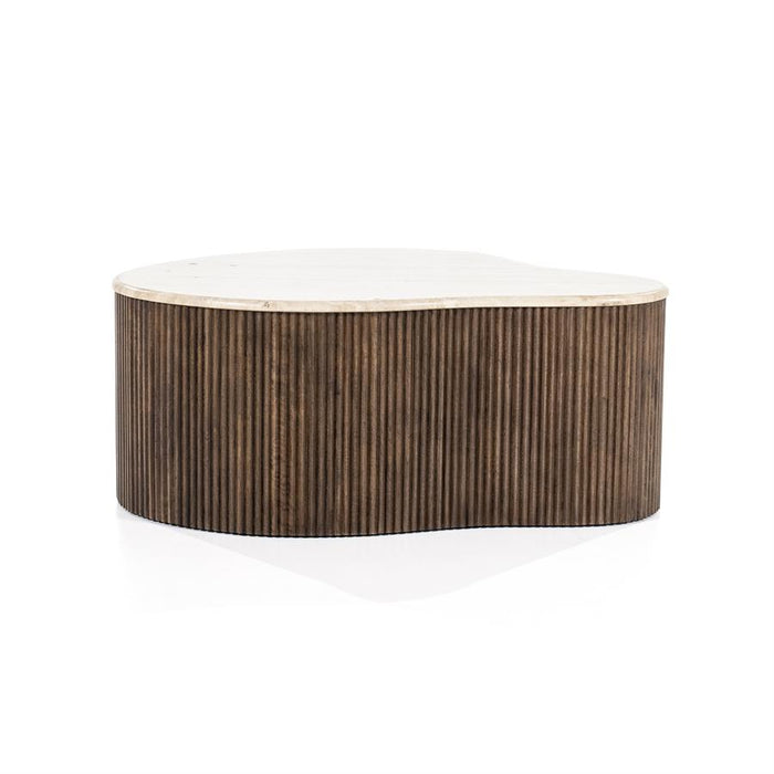 Salontafel Mari | Bruin Travertin | Groot