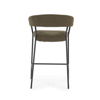 Barkruk Luka | Groen Polyester