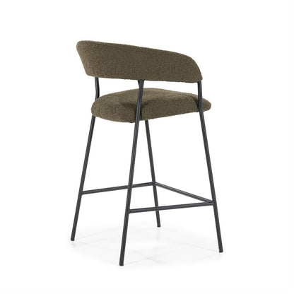 Barkruk Luka | Groen Polyester