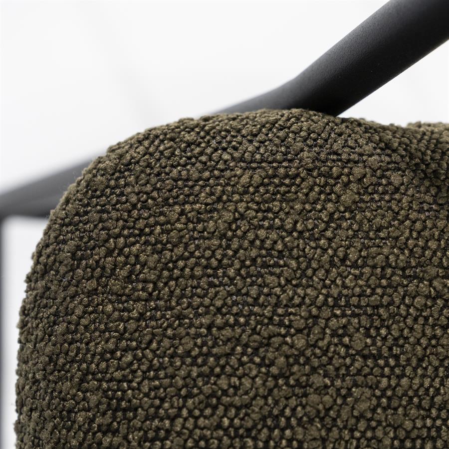 Barkruk Luka | Groen Polyester