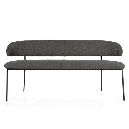 Eetkamerbank Luka | Grijs Polyester