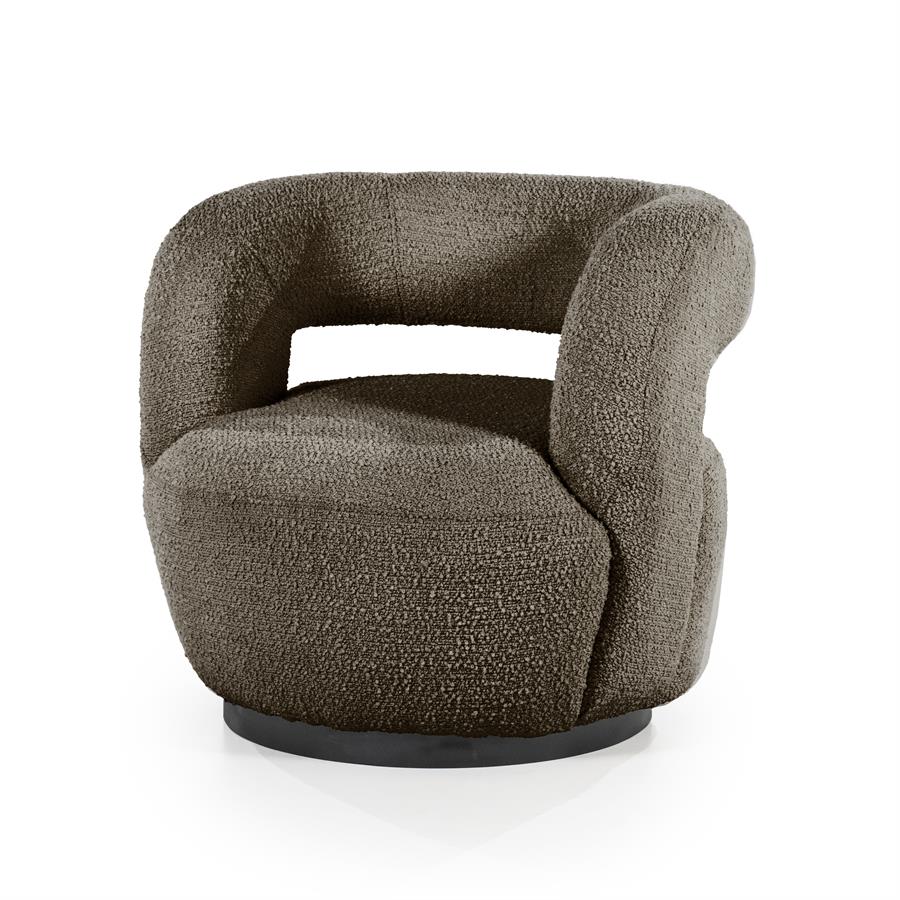 Fauteuil Sharon | Bruin Stof