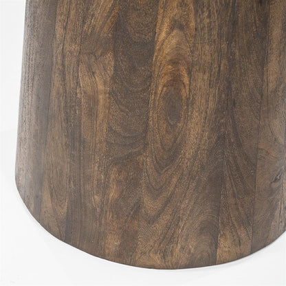 Eettafel Aikin | Beige Travertin | Rond