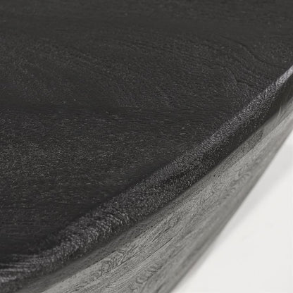 Salontafel Mila | Zwart Mangohout — Detail