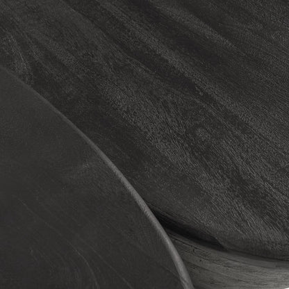 Salontafel Mila | Zwart Mangohout — Detail